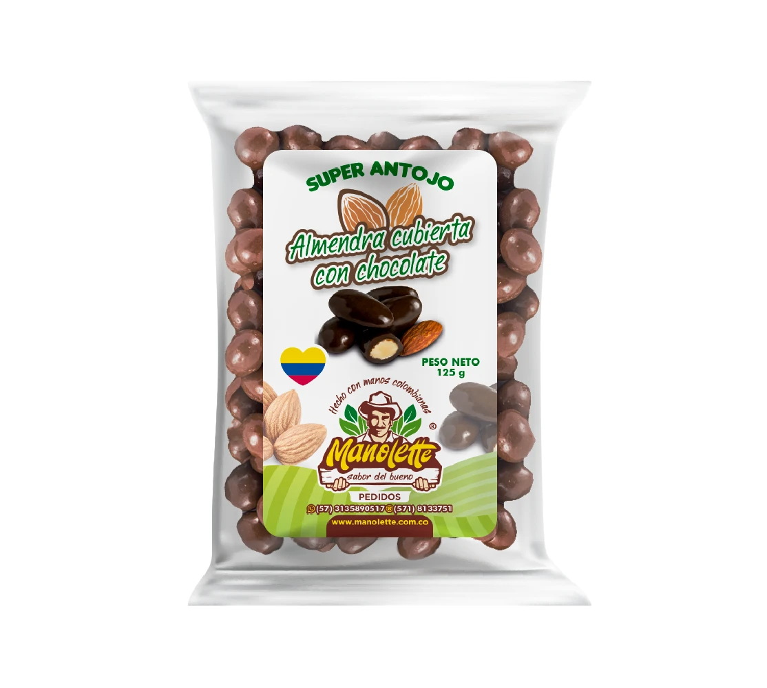 Almendras Cubiertas con Chocolate