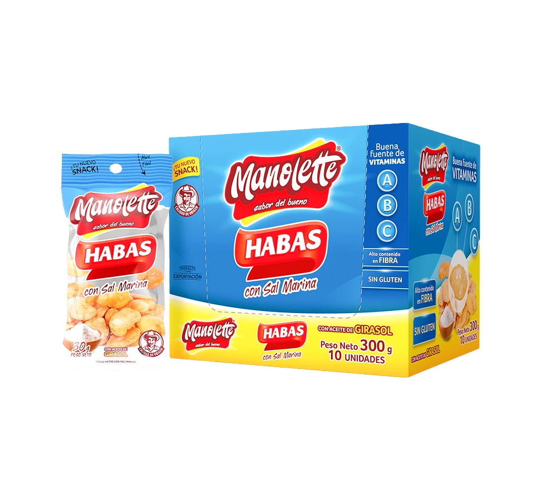 Doypack de Habas con Sal Marina