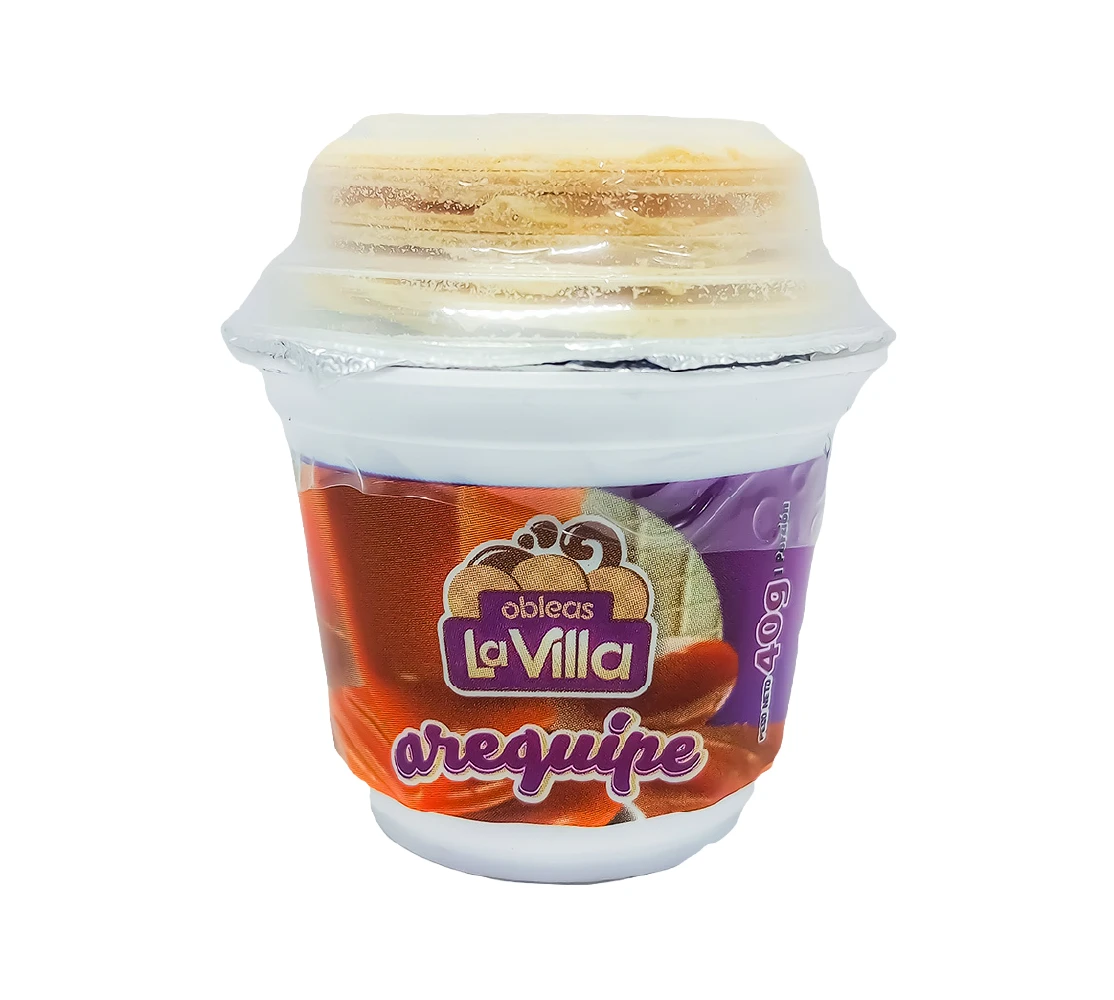Mini Dulce de Leche con Domo de Obleas