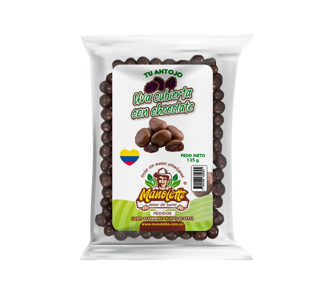 Uvas Cubiertas con Chocolate
