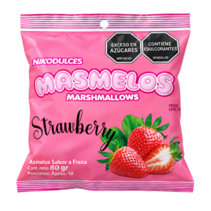 MASMELO STRAWBERRY X 80GR