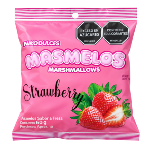 MASMELO STRAWBERRY  X60GR