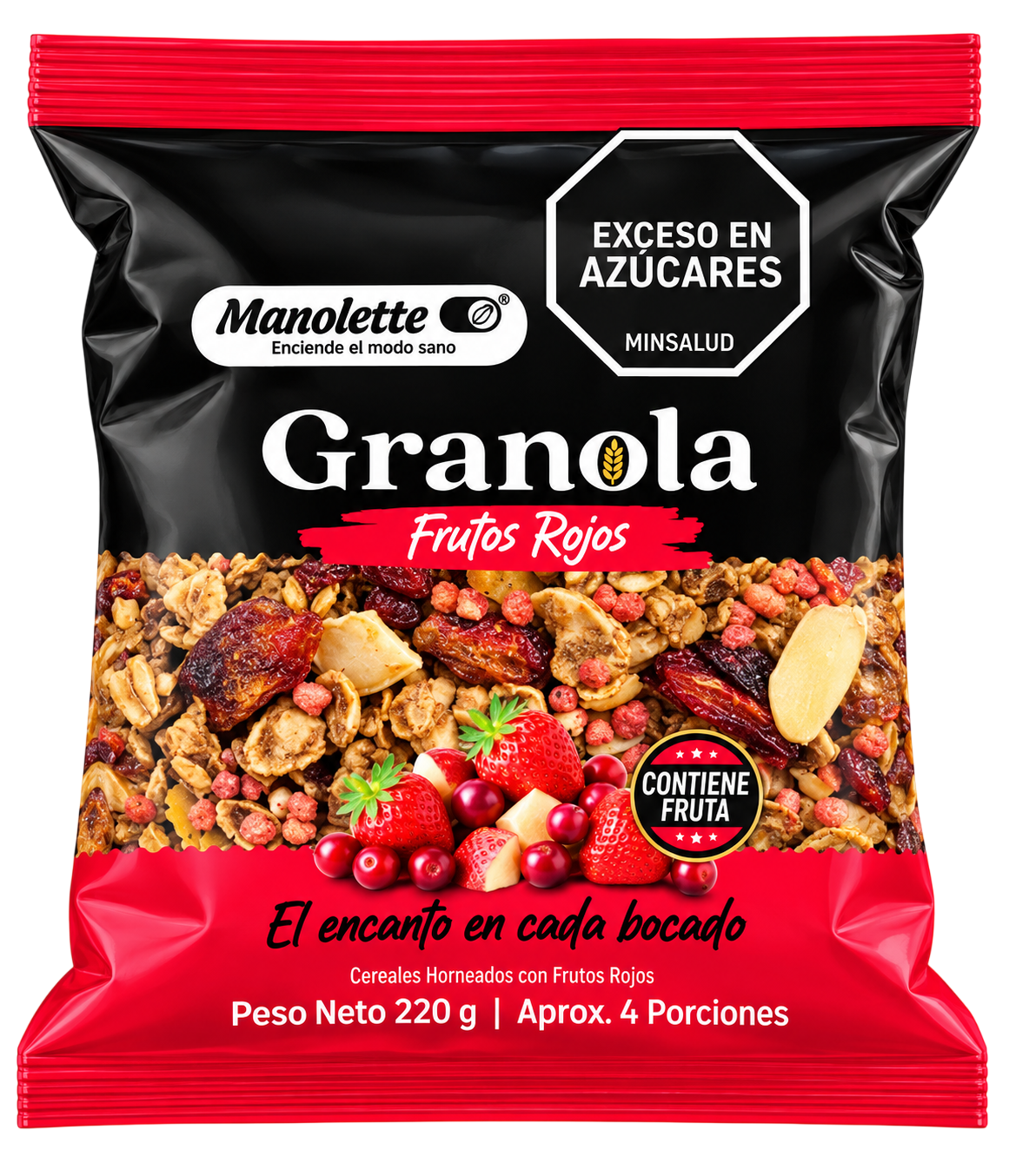 GRANOLA FRUTOS ROJOS X 250GR