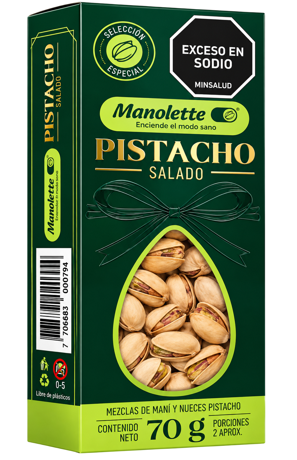 CAJA DE PISTACHO X 70GR